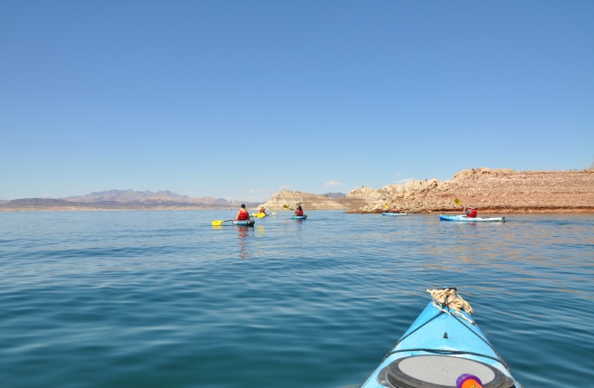 Kayaking Lake Mead_TravelNevada photo
